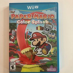 Paper Mario Color Splash Nintendo Wii U